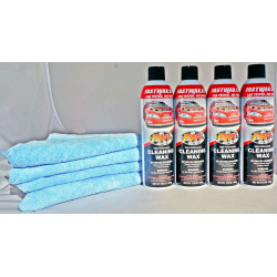 PartzBiz HD FW1X4MF2 - Waterless Wash & Wax Fastwax สเปรย์ FW1 สามารถขจัดคราบสกปรกจากน้ำมันดิน 4 แพ็ค - FW1 PartzBiz HD FW1X4MF2 - Waterless Wash & Wax Fastwax สเปรย์ FW1 สามารถขจัดคราบสกปรกจากน้ำมันดิน 4 แพ็ค - FW1