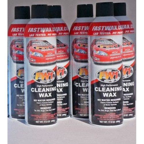 PartzBiz HD: 4400535-Waterless Wash & Wax Fastwax FW1 Spray Can Removes Cleans Tar Dirt Bugs 6 Pack - FW1 PartzBiz HD: 4400535-Waterless Wash & Wax Fastwax FW1 Spray Can Removes Cleans Tar Dirt Bugs 6 Pack - FW1