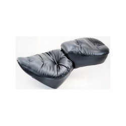 PartzBiz HD MD75502 - ที่นั่ง Mustang Wide Regal Touring 2-Up Seat Harley Softail 89-99 FXST FLST | 75502