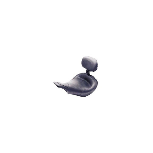 PartzBiz HD: 4400513-Wide Vintage No Studs Solo Seat with Backrest for Harley 97-07 FLHT FLTR  | 79127