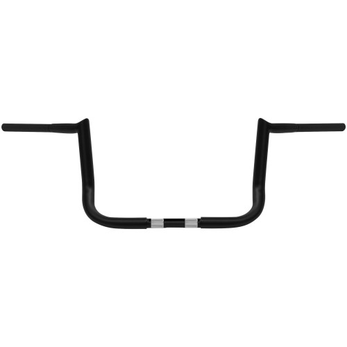 PartzBiz HD: 4400518-Wild 1 One Chubby Black 10" Ape Hanger Bagger Reaper Handlebars Harley 96up FLH | WO590B