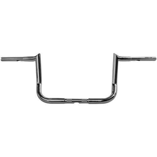 PartzBiz HD: 4400525-Wild 1 One Chubby Chrome 10" Ape Hanger Bagger Reaper Handlebars Harley 96up FLH | WO590