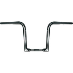 PartzBiz HD DS06013153 - Wild 1 One Chubby Chrome 10" Outlaw'Z Ape Hanger Handlebars for Harley Models | WO610 PartzBiz HD DS06013153 - Wild 1 One Chubby Chrome 10" Outlaw'Z Ape Hanger Handlebars for Harley Models | WO610