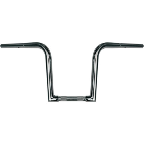 PartzBiz HD: 4400527-Wild 1 One Chubby Chrome 10" Outlaw'Z Ape Hanger Handlebars for Harley Models | WO610
