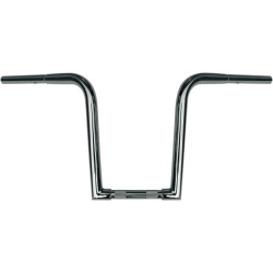 PartzBiz HD DS06013155 - Wild 1 One Chubby Chrome 12" Outlaw'Z Ape Hanger Handlebars for Harley Models | WO612 PartzBiz HD DS06013155 - Wild 1 One Chubby Chrome 12" Outlaw'Z Ape Hanger Handlebars for Harley Models | WO612