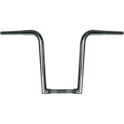 PartzBiz HD DS06013157 - Wild 1 One Chubby Chrome 14" Outlaw'Z Ape Hanger Handlebars for Harley Models | WO614 PartzBiz HD DS06013157 - Wild 1 One Chubby Chrome 14" Outlaw'Z Ape Hanger Handlebars for Harley Models | WO614