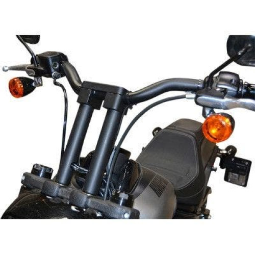 PartzBiz HD: 4400469-Wild 1 One WO910GB Gloss Black 10" Savage Chubby Billet Riser 1 1/4" Bars 0602-1106 06021106