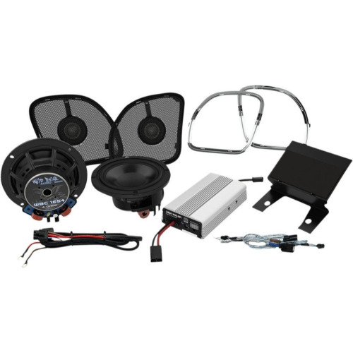 PartzBiz HD: 4400473-Wild Boar Audio 400 Watt Amp 6.5" Speaker Kit Harley Touring FLTR 15-20 PartzBiz HD: 4400473-Wild Boar Audio 400 Watt Amp 6.5" Speaker Kit Harley Touring FLTR 15-20