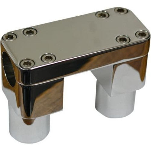 PartzBiz HD: 4400483-Wild One WO904 Chrome 1 1/4" Savage 3" Riser Clamp Kit for Chubby Bars 0602-1060 06021060 211218 PartzBiz HD: 4400483-Wild One WO904 Chrome 1 1/4" Savage 3" Riser Clamp Kit for Chubby Bars 0602-1060 06021060 211218