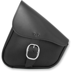 PartzBiz HD DS35011000 - Willie & Max Black Swingarm Bag w/ Chrome Buckle for Harley Softail 84-14 - 59823-00 PartzBiz HD DS35011000 - Willie & Max Black Swingarm Bag w/ Chrome Buckle for Harley Softail 84-14 - 59823-00