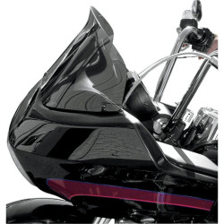 PartzBiz HD DS23100298 - Wind Vest 10" Dark Smoke Flip Design Windshield Harley Road Glide FLTRX 98-13 | 62-1040