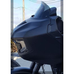 PartzBiz HD DS23100703 - Wind Vest 7" Gun Smoke Replacement Windshield Indian Challenger 20 2310-0703 23100703 71-8040 milwaukee eight best for windscreen deflect shield