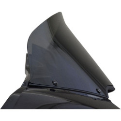 PartzBiz HD DS23100576 - Wind Vest 10" Dark Smoke Flip Design Windshield Harley Road Glide FLTRX 15-16 | 68-1040