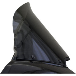 PartzBiz HD DS23100578 - Wind Vest 12" Dark Smoke Flip Design Windshield Harley Road Glide FLTRX 15-16 | 68-1240