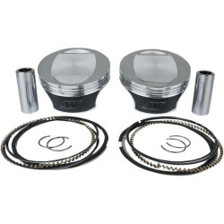 PartzBiz HD DS09031594 - Wiseco K0211PS Tracker 106 ” Forged 10.5:1 Piston Kit 07-17 Harley-Davidson Twin Cam อัพเกรดอะไหล่ทดแทน