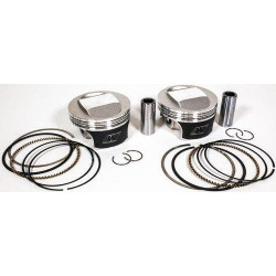 PartzBiz HD DS09031578 - Wiseco K0215P2 Tracker ลูกสูบ +0.20 Bore 1340 Harley Evo Big Twin 84-99 0903-1578 09031578 162627 K0215P1 harley 1200 big bore kit 8.5:1 9.5:1 การบีบอัด
