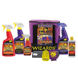 PartzBiz HD TR531956 - Wizards Cool Cleaning Kit สำหรับรถจักรยานยนต์ Harley หรือ Metric - 22700