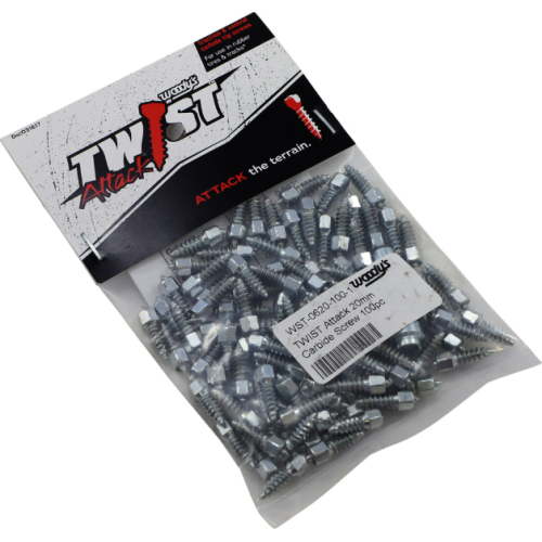 PartzBiz HD: 4400376-Woody's 20 mm Twist Tire Screws 100 Pack WST-0620-100