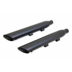 PartzBiz HD VT30-0569 - Wyatt Gatling Black Slash Tip Sip-On Muffler Set 30-0569 Harley Sportster 14-20 PartzBiz HD VT30-0569 - Wyatt Gatling Black Slash Tip Sip-On Muffler Set 30-0569 Harley Sportster 14-20