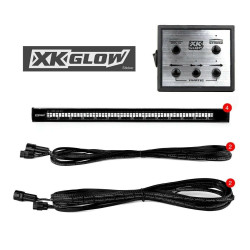 PartzBiz HD XK-XK052002-4BA - XK Glow Plug-And-Play Emergency Strobe Light Series Blue 4 piece XK052002-4B