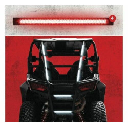PartzBiz HD XK-XK052002-4R - XK Glow Plug-And-Play Emergency Strobe Light Series Red 4 piece XK052002-4R