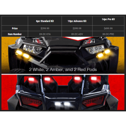 PartzBiz HD XK-XK-DT-ADV - XK Glow Plug-And-Play Street Legal Conversion Kits Advance 10-piece UTV