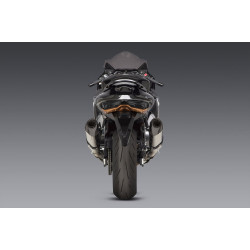 PartzBiz HD WP960-1496 - Yoshimura 1121120520 Race R-77 Dual Slip-On Mufflers Suzuki Hayabusa 22-Up