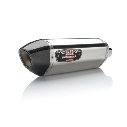 PartzBiz HD WP960-1202 - Yoshimura 123002J520 Stainless R-77 Slip On Exhaust 15-16 Honda CB300F CBR300R 196926 1811-2744