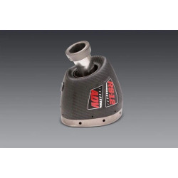 PartzBiz HD WP960-2513 - Yoshimura RS-12ADV Stainless Carbon Tip Full Exhaust System Yamaha Tenere 700 2021