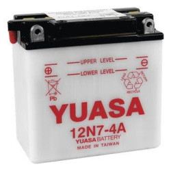 PartzBiz HD TR581038 - แบตเตอรี่ Yuasa พร้อมกรด 12N7-4A 12V 7Ah YUAM2274A Rep OE 63731-99 66006-69