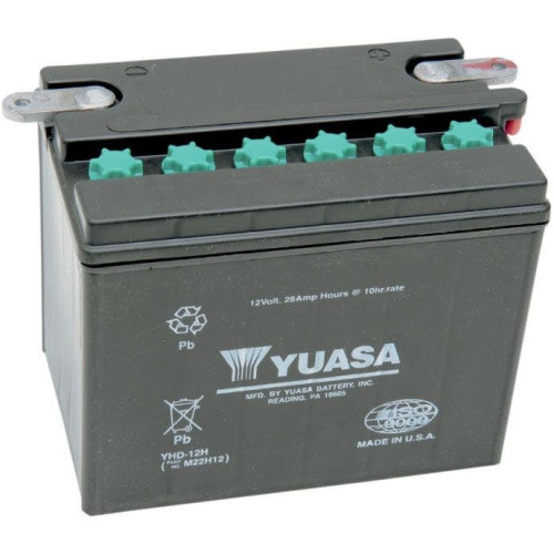 PartzBiz HD: 4400182-Yuasa Conventional Battery 12V 29Ah YHD-12 YUAM22H12TWN Rep OE 63783-00 66007-83 PartzBiz HD: 4400182-Yuasa Conventional Battery 12V 29Ah YHD-12 YUAM22H12TWN Rep OE 63783-00 66007-83