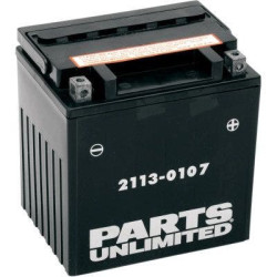 PartzBiz HD DS21130107 - Yuasa YIX30L-BS High Performance AGM Maintenance-Free Battery ATV 2113-0107 21130107 Motorcycle harley honda john deere kawasaki polaris victory yamaha replacement upgrade