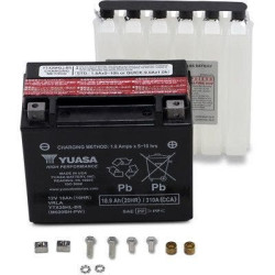 PartzBiz HD DSYTX20HLBSPW - Yuasa YTX20HL-BS-PW High Performance AGM Maintenance-Free Battery ATV Motorcycle YUAM620BH-PW harley honda john deere kawasaki polaris victory yamaha replacement upgrade
