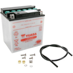 PartzBiz HD DSYB30LB - แบตเตอรี่ Yuasa Yumicron 12V 30Ah YB30L-B YUAM22H30 ตัวแทน OE 63805-80 66010-97A