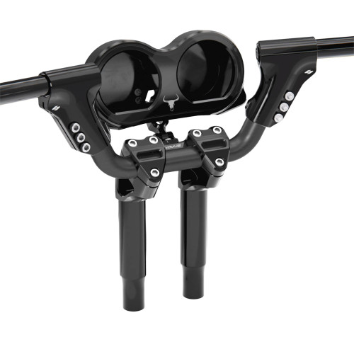 PartzBiz HD: KT-RG-01011-B-Kraus Road Glide 10-in T-Bar Handlebar Pro Kit | Kraus Moto