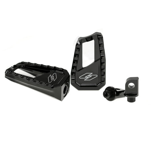PartzBiz HD: UN-FC-01-B-Apex Edge Universal Foot Pegs | Set of 2 | Kraus Moto PartzBiz HD: UN-FC-01-B-Apex Edge Universal Foot Pegs | Set of 2 | Kraus Moto