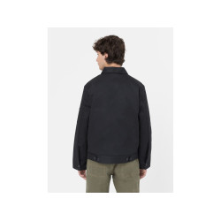 PartzBiz HD 100517 - เสื้อแจ็คเก็ตผู้ชาย Lined Eisenhower สีดำ