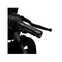PartzBiz HD 99573 - Adversary Handlebar Grips ,Black/Orange