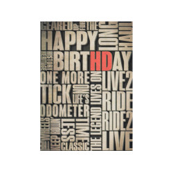 PartzBiz HD 79742 - Harley-Davidson Birthday Card 