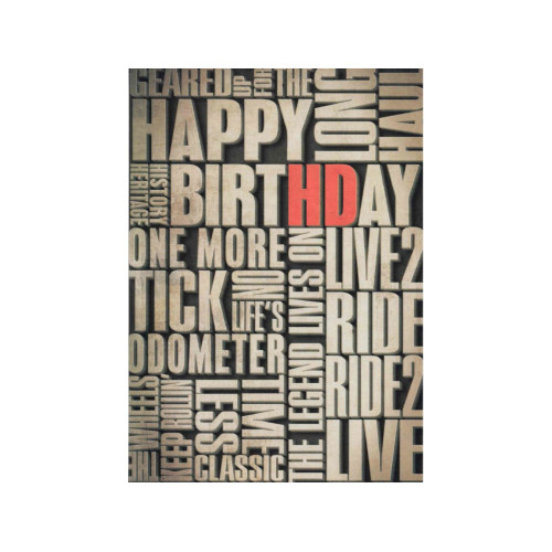 PartzBiz HD: 5000154-Harley-Davidson Birthday Card PartzBiz HD: 5000154-Harley-Davidson Birthday Card