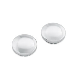 PartzBiz HD 4304 - Swingarm Pivot Bolt Cover Kit Chrome 48893-01 Vrsc