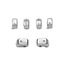 PartzBiz HD 4745 - Chrome Switch Cap Kit 71804-03 Vrsc Dyna PartzBiz HD 4745 - Chrome Switch Cap Kit 71804-03 Vrsc Dyna