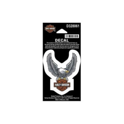 PartzBiz HD 55844 - Harley-Davidson Decal/Aufkleber Up Wing Eagle สีเงิน XS D328061 PartzBiz HD 55844 - Harley-Davidson Decal/Aufkleber Up Wing Eagle สีเงิน XS D328061
