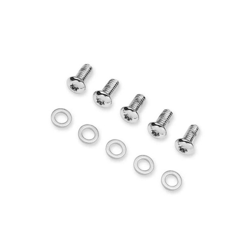 PartzBiz HD: 5000220-Derby Cover Screw Kit 25913-99 Chrome Softail, Dyna, Touring