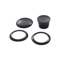 PartzBiz HD 83904 - Gas Cap Kit 61100132 Black Softail From ’18