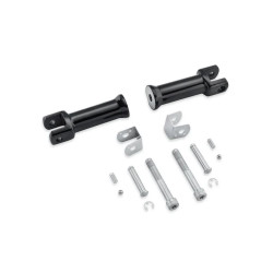 PartzBiz HD 86195 - Footrest Bracket For Passenger Black Glossy 50500769