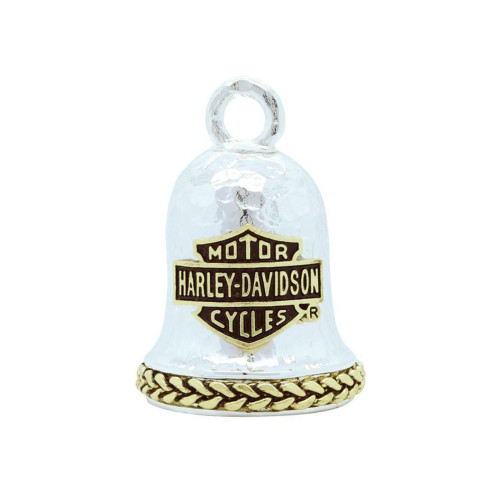 PartzBiz HD: 5000345-Harley-Davidson RIDE BELL Gold Hammered ระฆังนำโชค HRB080