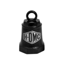 PartzBiz HD 83301 - Harley-Davidson RIDE BELL HDMC สีดำ/เงิน ระฆังโชคดี HRB094