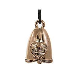 PartzBiz HD 82410 - Harley-Davidson RIDE BELL Rose Gold Heart ระฆังนำโชค HRB089 PartzBiz HD 82410 - Harley-Davidson RIDE BELL Rose Gold Heart ระฆังนำโชค HRB089