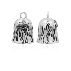 PartzBiz HD 66023 - Harley-Davidson RIDE BELL Silver Flames ระฆังนำโชค HRB031 PartzBiz HD 66023 - Harley-Davidson RIDE BELL Silver Flames ระฆังนำโชค HRB031